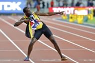 Usain Bolt after his last 100m race at the 2017 IAAF athletics Championships (Image via: Getty Images)